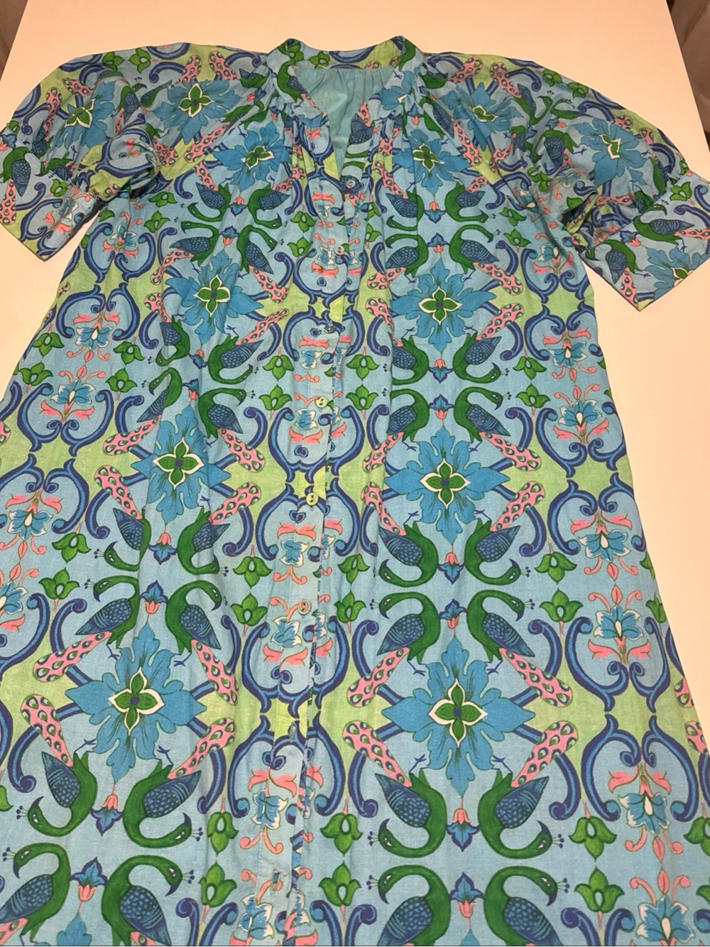 Beau & Ro Lily Peacock Maxi Dress